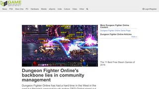 
                            10. Dungeon Fighter Online's backbone lies in community management ...