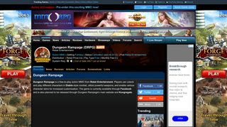 
                            2. Dungeon Rampage - MMORPG.com