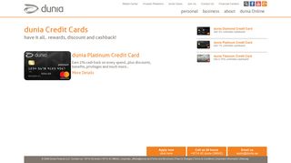 
                            4. dunia Credit Cards - Dunia Finance