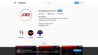 
                            8. Dunia Games (@duniagames.co.id) • Instagram photos and videos