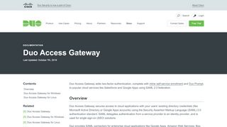 
                            8. Duo Access Gateway | Duo Security