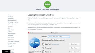 
                            13. Duo Authentication for macOS Logon - Guide to Two-Factor ...