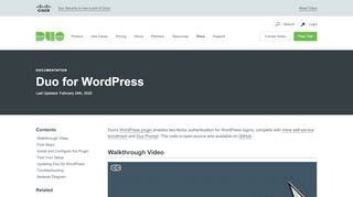 
                            2. Duo for WordPress | Duo Security