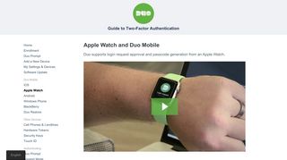 
                            11. Duo Mobile and Apple Watch - Guide to Two-Factor Authentication ...