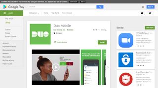 
                            9. Duo Mobile – Apps bei Google Play
