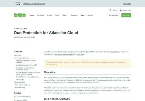 
                            9. Duo Protection for Atlassian Cloud | Duo Security