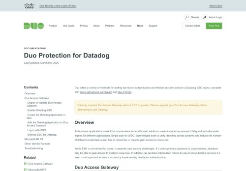 
                            3. Duo Protection for Datadog | Duo Security