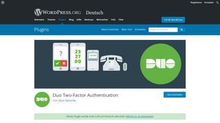 
                            6. Duo Two-Factor Authentication | WordPress.org