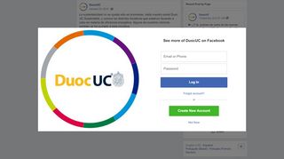 
                            9. DuocUC - La sustentabilidad no se queda sólo en promesas - Facebook