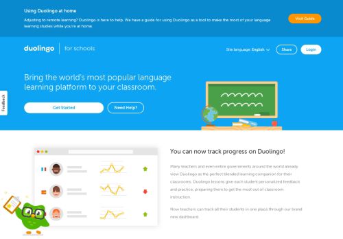 
                            7. Duolingo for Schools