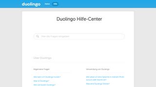 
                            6. Duolingo Hilfe-Center - Duolingo Help Center