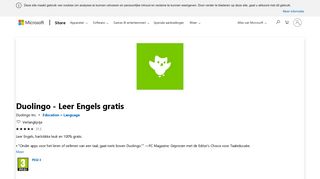 
                            13. Duolingo - Leer Engels gratis kopen - Microsoft Store nl-NL