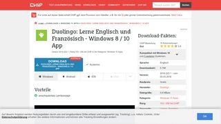 
                            4. Duolingo: Lerne Englisch und Französisch - Windows 8 / 10 App ...