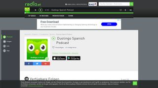 
                            8. Duolingo Spanish Podcast | Kostenlos im Livestream hören - Radio.at