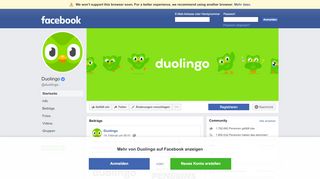 
                            3. Duolingo - Startseite | Facebook