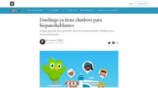 
                            13. Duolingo ya tiene chatbots para hispanohablantes – Planeta Chatbot ...