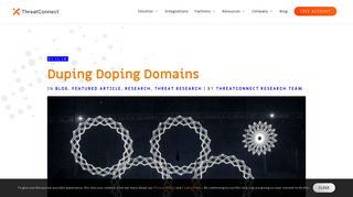 
                            9. Duping Doping Domains | ThreatConnect Research Blog
