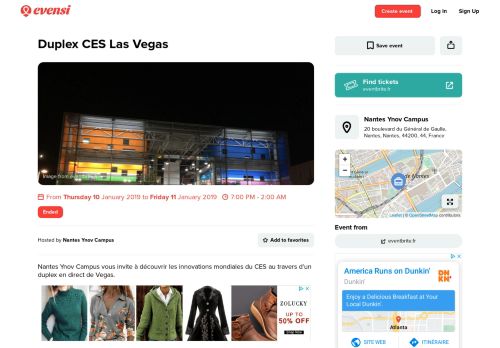 
                            13. Duplex CES Las Vegas - 10 JAN 2019 - Evensi