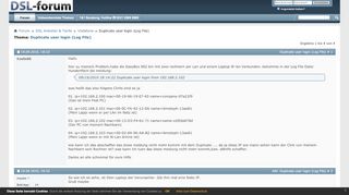 
                            12. Duplicate user login (Log File) - Vodafone Forum - DSL Forum