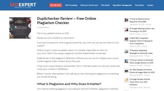 
                            6. Duplichecker Review 2019, Free Online Plagiarism Tool