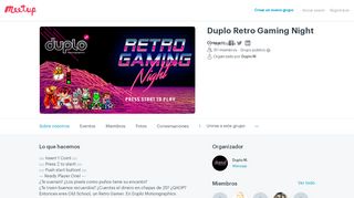 
                            12. Duplo Retro Gaming Night (Vigo, España) | Meetup