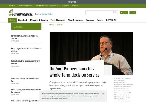
                            13. DuPont Pioneer launches whole-farm decision service | Farm Progress