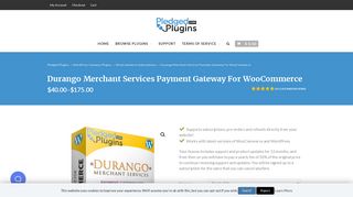 
                            10. Durango Merchant Services Payment Gateway For WooCommerce