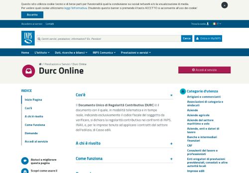 
                            2. Durc Online - Inps