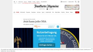 
                            10. Durch Wikileaks sind CIA-Cyberwaffen öffentlich - FAZ