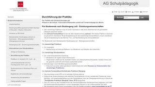 
                            7. Durchführung der Praktika | AG Schulpädagogik