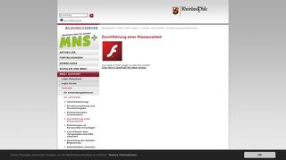 
                            9. Durchführung einer Klassenarbeit: MNS+ - das modulare Netz für ...