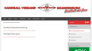 
                            2. Durchführungs- bestimmungen - HV Brandenburg