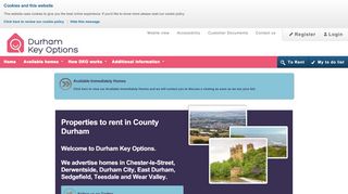 
                            2. Durham Key Options: Home