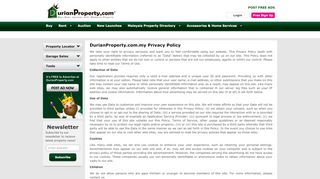
                            7. DurianProperty.com.my Privacy Policy