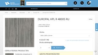 
                            7. Duropal HPL R 48005 RU - Duropal HPL - Baars & Bloemhoff