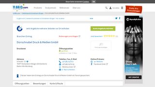 
                            13. ▷ Dürrschnabel Druck & Medien GmbH | Tel. (07245) 9270... -