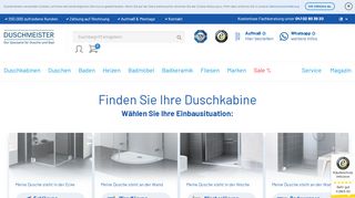 
                            7. Duschkabinen günstig kaufen im Duschkabinen-Shop Duschmeister.de