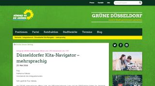 
                            13. Düsseldorfer Kita-Navigator – mehrsprachig | GRÜNE Düsseldorf