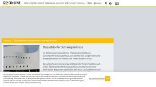 
                            9. Düsseldorfer Schauspielhaus - alle Nachrichten - RP Online