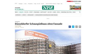 
                            13. Düsseldorfer Schauspielhaus ohne Fassade | nrz.de | Düsseldorf