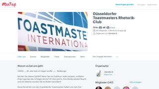
                            4. Düsseldorfer Toastmasters Rhetorik-Club (Düsseldorf, Deutschland ...