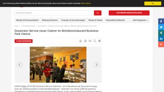 
                            13. Dussmann Service neuer Caterer im Betriebsrestaurant Business ...