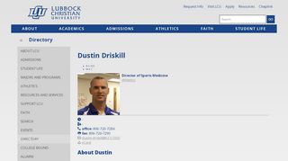 
                            11. Dustin Driskill - LCU:Directory
