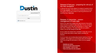 
                            4. Dustin Group Portal - Login