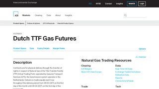
                            7. Dutch TTF Gas Futures - Ice.com