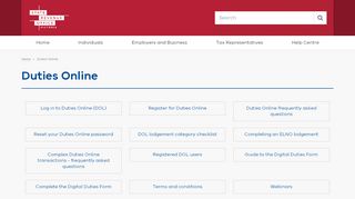 
                            10. Duties Online | State Revenue Office