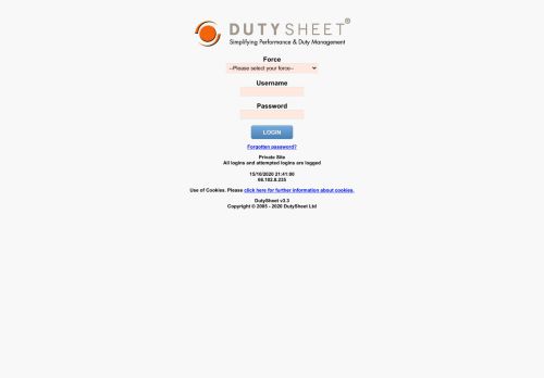 
                            1. Duty Sheet