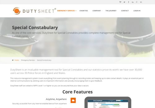 
                            3. DutySheet | Emergency Services | Special Constabulary | Online ...