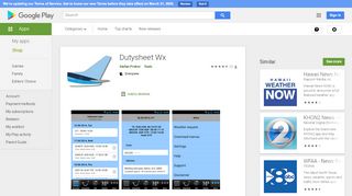 
                            13. Dutysheet Wx - Apps en Google Play