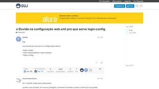 
                            13. Duvida na configuração web.xml pra que serve login-config - Front ...